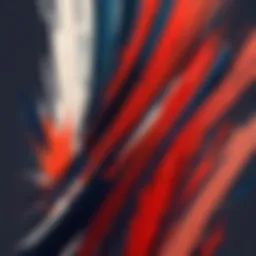 Abstract Brush Strokes Representation