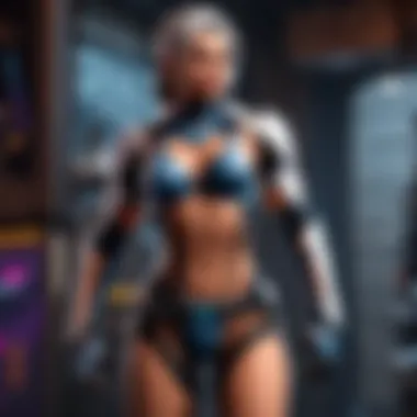 Immersive Gaming Experience Digital Valorant player immersed in gameplay