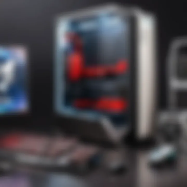 Visual representation of gaming hardware