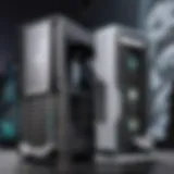 High-performance gaming components laid out