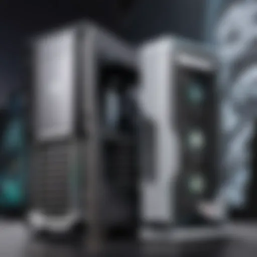 High-performance gaming components laid out