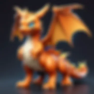 Charm and Charisma Personified Mega Charizard X Plush - Charismatic Appeal