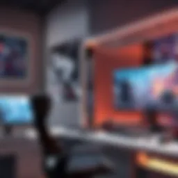 High-performance gaming setup for Valorant