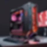 High-performance gaming PC setup