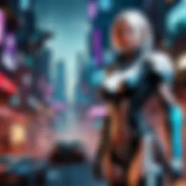Futuristic Cyberpunk Adventure Cyberpunk Futuristic Game Design
