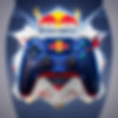 Dynamic Red Bull Logo merging with eSports Controller