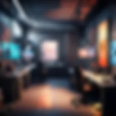 Optimized Gaming Environment Creative PC gaming setup