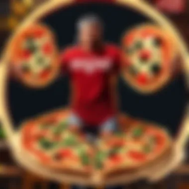 Elegant Pizza Presentation