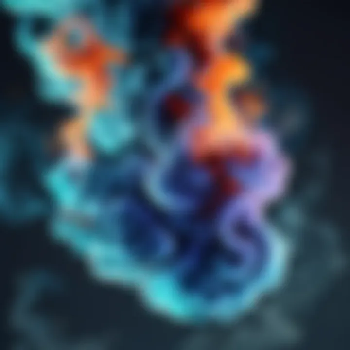 Dynamic Valorant Smoke Abstract