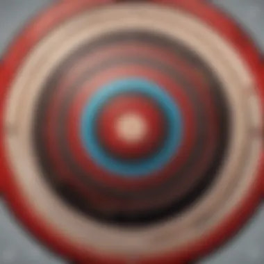 Bullseye Challenge - Illustration depicting a challenging bullseye target for aim improvement