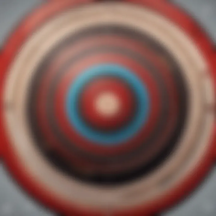 Bullseye Challenge - Illustration depicting a challenging bullseye target for aim improvement