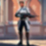 Player focused on aiming precision in Valorant
