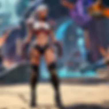 Fierce Arena Clash Epic Battle Scene in League of Legends LAS