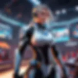 Spectators watching intense esports match