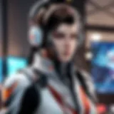 A gamer streaming gameplay live on a popular platform