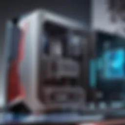 High-performance gaming desktop showcasing key components