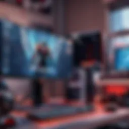 High-performance gaming setup showcasing essential components for Valorant.