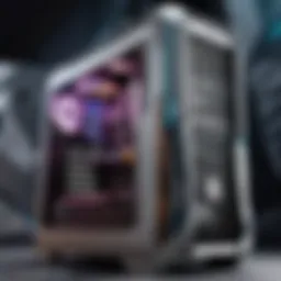 High-end gaming PC components laid out on a table