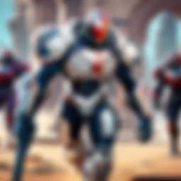 Strategic mobile game battle