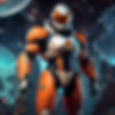 Explore the Depths of Space Sci-fi space exploration game scene