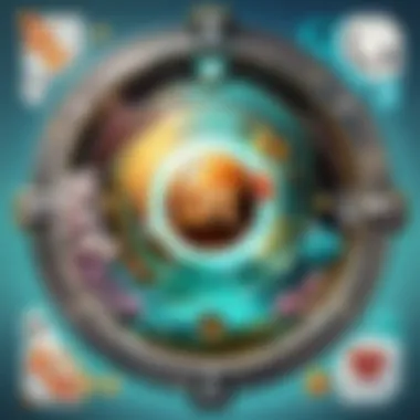 User interface of an online Game of Life platform
