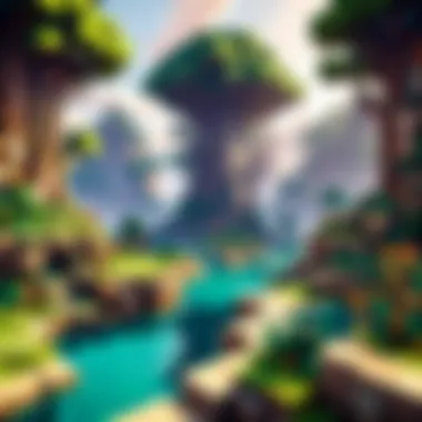Vast Biome Exploration in Minecraft Exploration of diverse biomes in Minecraft