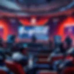 Spectators enjoying a Valorant esports event