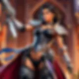 Reyna showcasing her abilities in a dynamic Valorant match