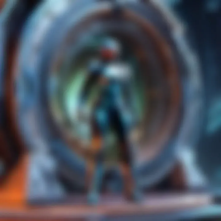 Illustration of teleport mechanics in Bind