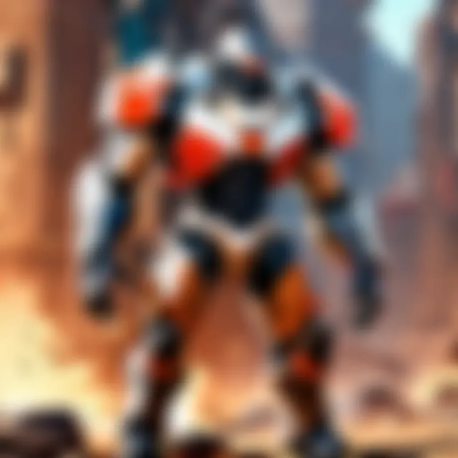 Dynamic action scene showcasing reavers in a competitive online shooter