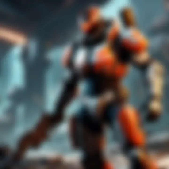 Technological advancements in shooter games illustrating graphics and interfaces