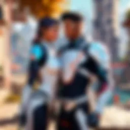 A captivating in-game moment showcasing teamwork in Valorant.