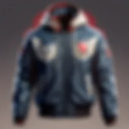 Unique Valorant Jacket with intricate design