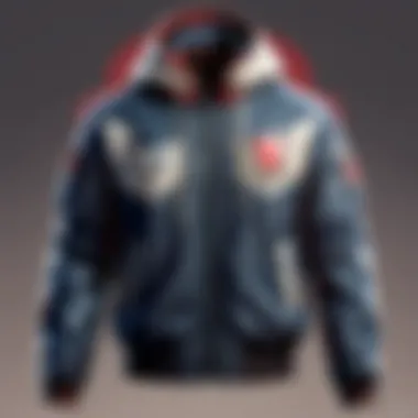 Unique Valorant Jacket with intricate design
