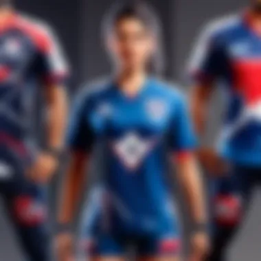 A group of esports players wearing matching jerseys, highlighting teamwork and unity.