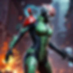Viper demonstrating her toxic abilities on the battlefield