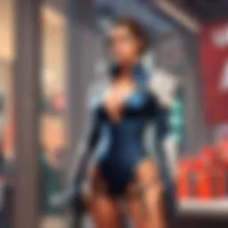 Valorant gift card display at retail store