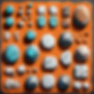 Tactical Go Game Stones Placement Artistic representation of black and white Go game stones placed on the board