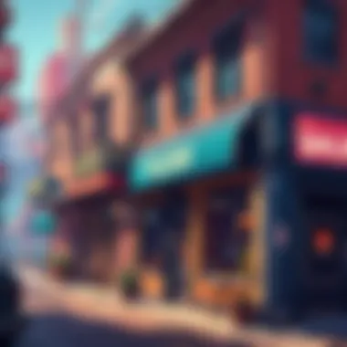 Vibrant Pixel Art Indie Scene Pixel art indie game scene