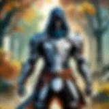 Gameplay of a fantasy browser-based game