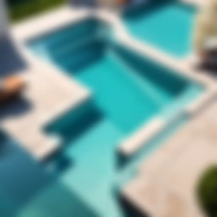 Modern Infinity Edge Custom Pool