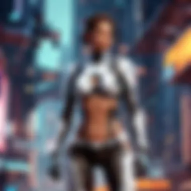 Futuristic Gaming World Illustration depicting a futuristic gaming world