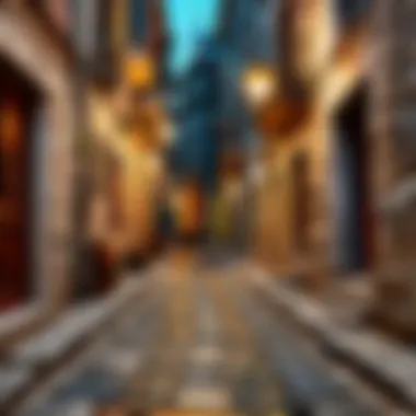 Timeless Charm of Galata's Cobblestone Pathways Ancient Cobblestone Streets of Galata