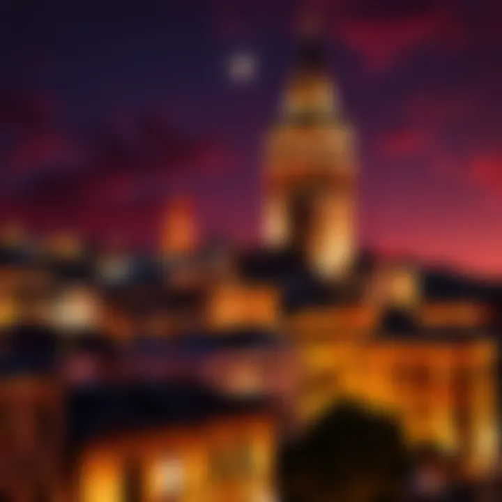 Historic Galata Tower at Dusk