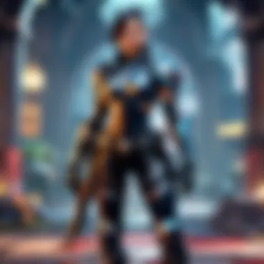 Engagement with Riot Games Titles A gamer immersed in a vibrant gaming environment showcasing Riot Games titles