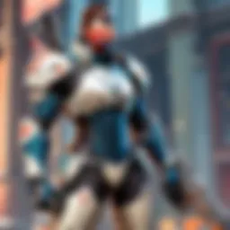 A player focused intently on the screen, demonstrating concentration in a competitive FPS game.