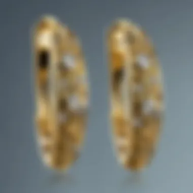 Gleaming Gold Icebox Earrings