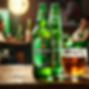 Artistic Representation of Brand Values An artistic depiction of Heineken's brand ethos and values