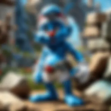 Enigmatic Figure with a Smurf Account Hooded figure with a smurf account