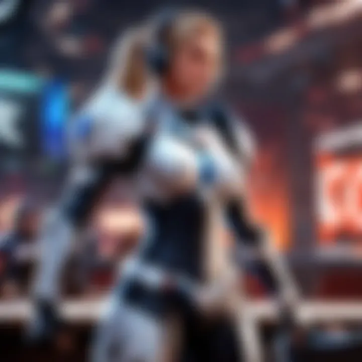A motivational graphic representing the esports journey and dedication.